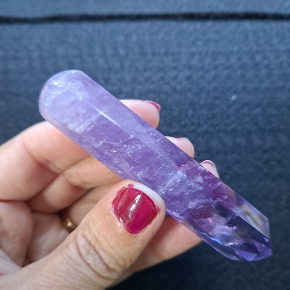 Purple Amethyst Crystal Massage Wand - Picture 4 of 5